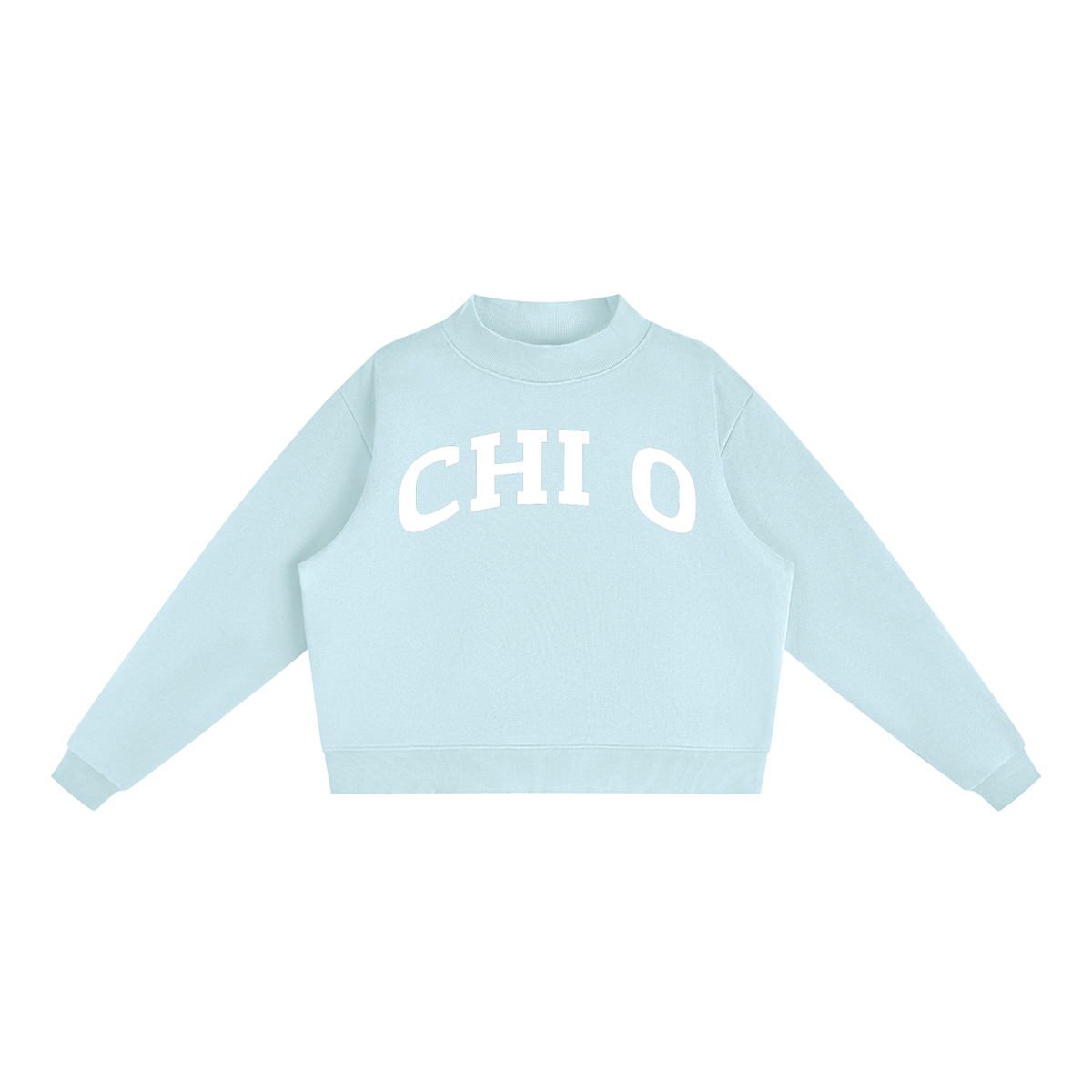 Chi Omega Mock Neck Sweatshirts