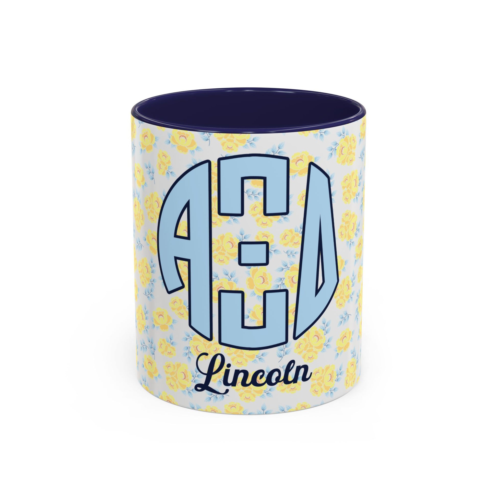 Alpha Xi Delta Personalized Flower Mug - Ivy Society