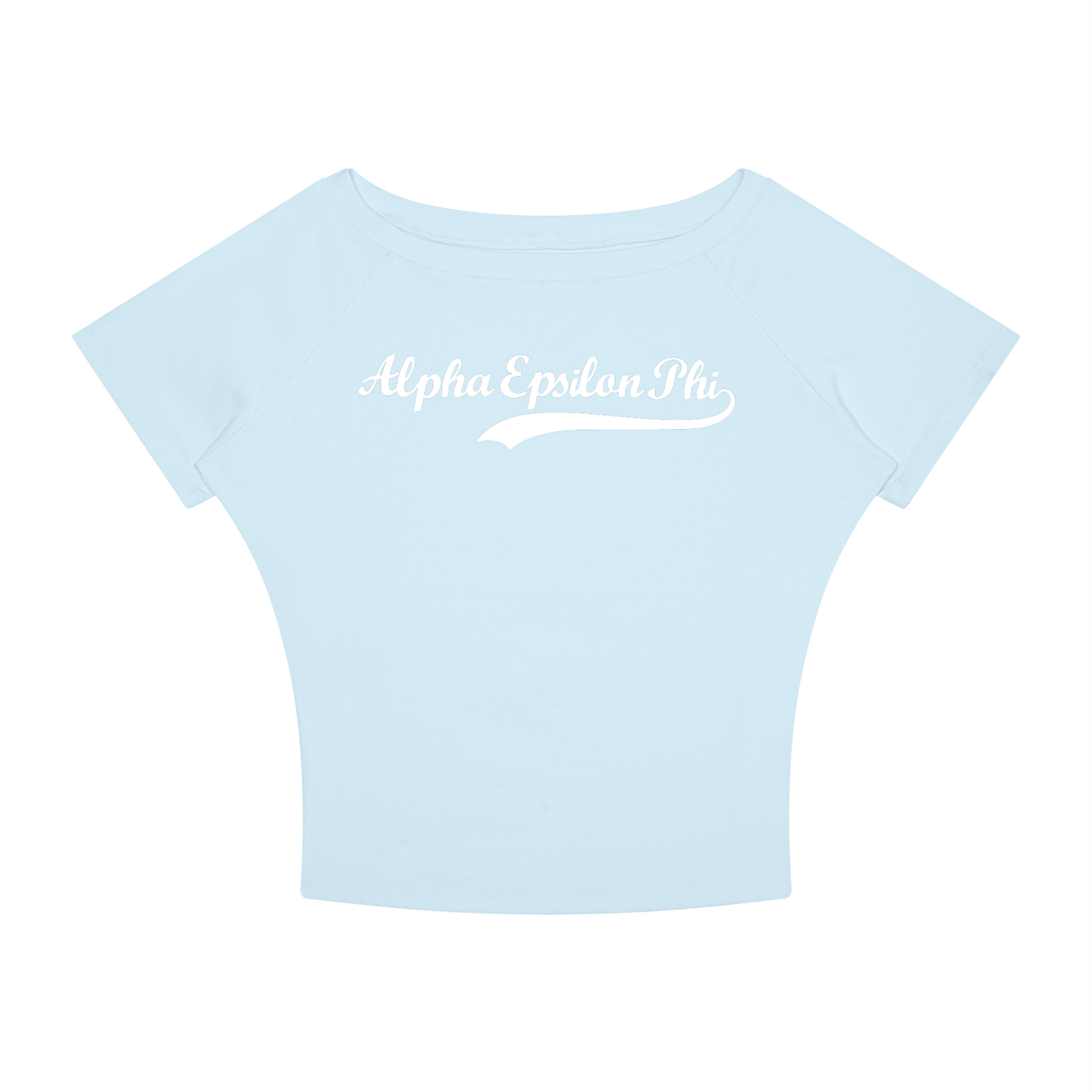 Alpha Epsilon Phi Off the Shoulder Tee