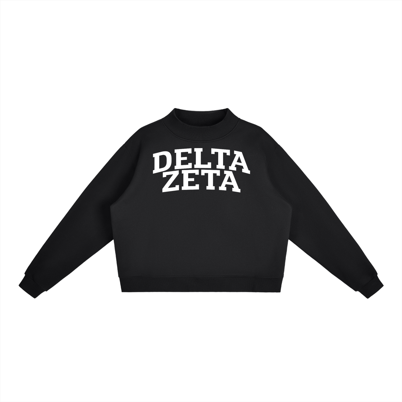 Delta Zeta Mock Neck Sweatshirt - Ivy Society