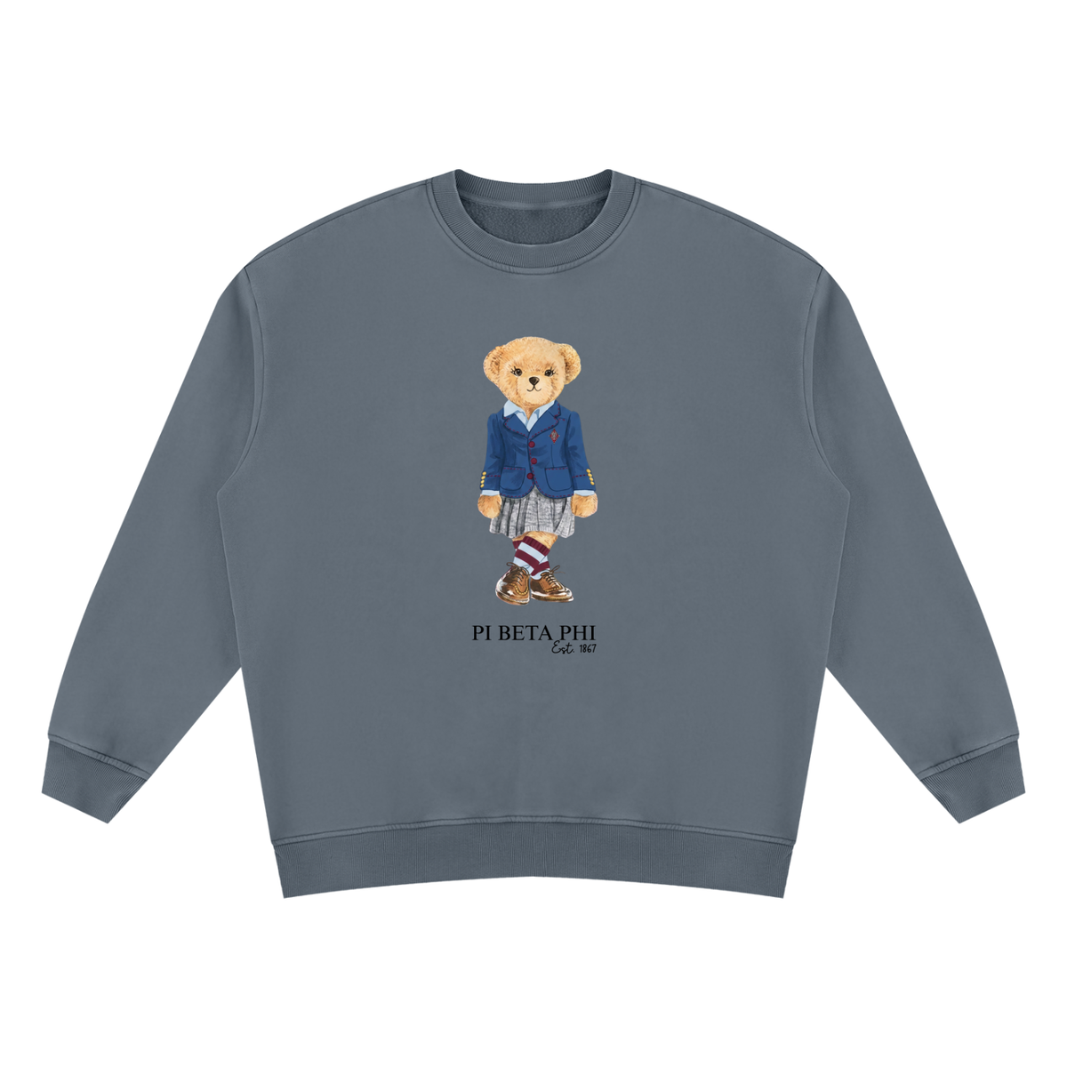 Pi Beta Phi Sorority Bear Vintage Wash Sweatshirt