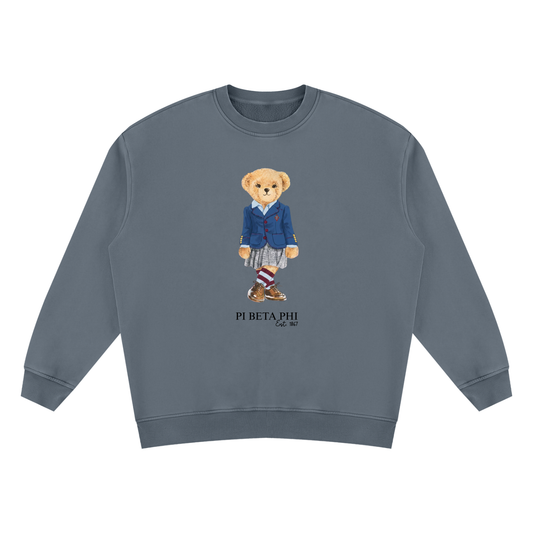 Pi Beta Phi Sorority Bear Vintage Wash Sweatshirt - Ivy Society