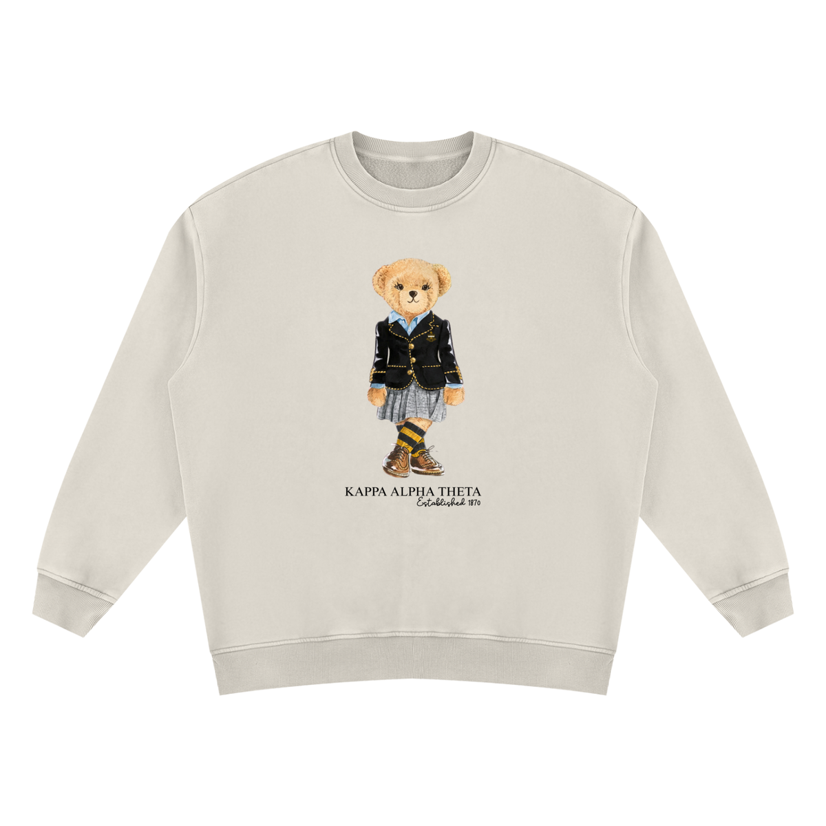 Kappa Alpha Theta Sorority Bear Vintage Wash Sweatshirt