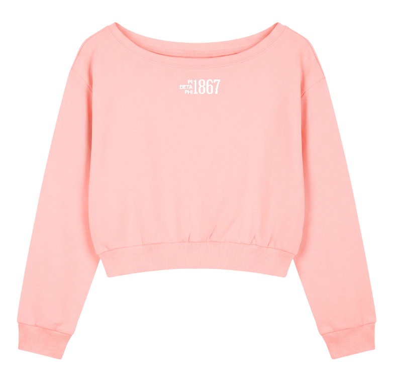 Pi Beta Phi 1867 Off The Shoulder Sweatshirt