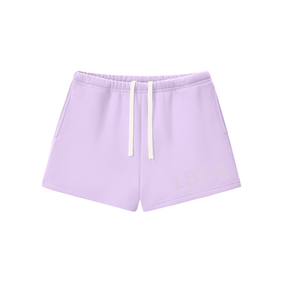 Sigma Kappa Purple Fleece Drawstring Shorts