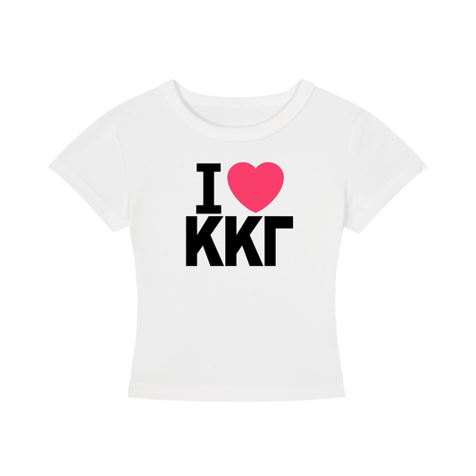 I Heart Kappa Kappa Gamma Baby Tee