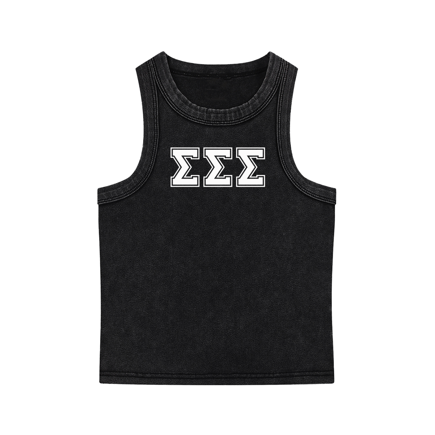 Tri Sigma Letters Tank Top