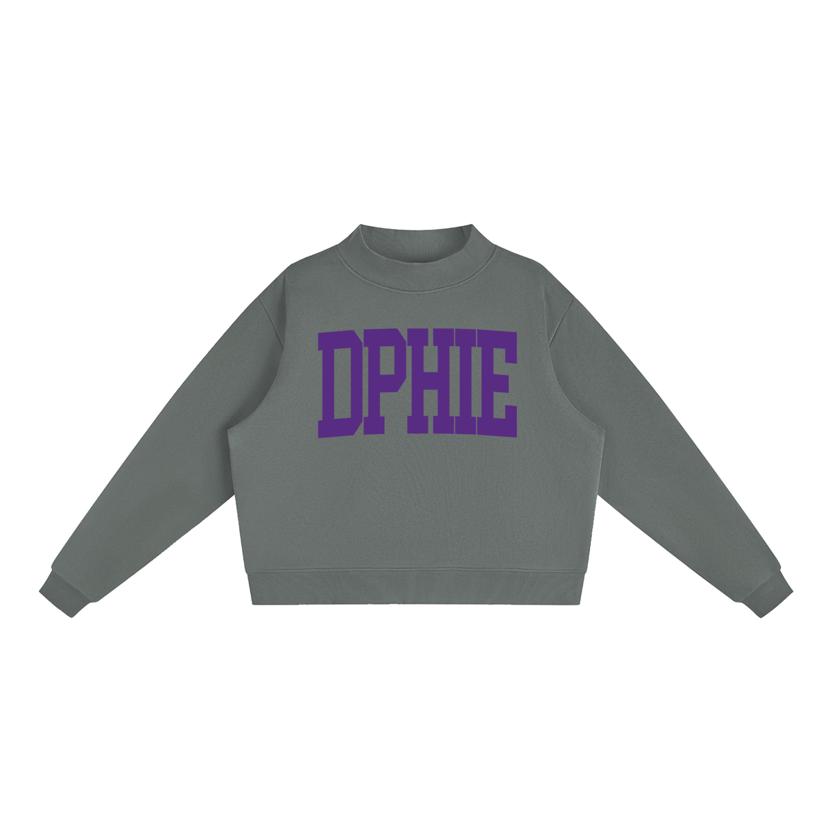 Delta Epsilon Phi Big Mock Neck Sweatshirt