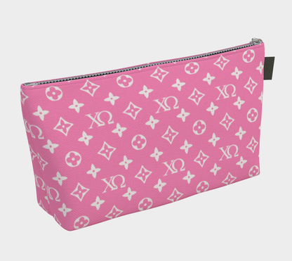 Chi Omega Design Makeup Bag