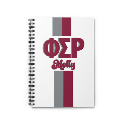 Phi Sigma Rho Personalized Notebook