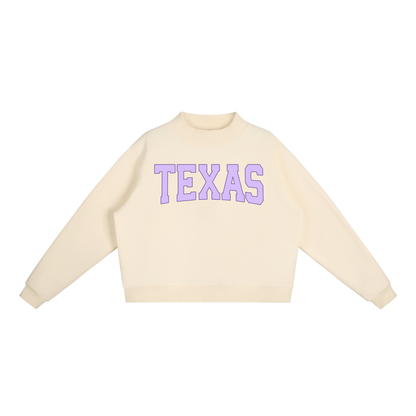 Miss Teen International "Texas" Mock Neck Sweatshirt - Ivy Society