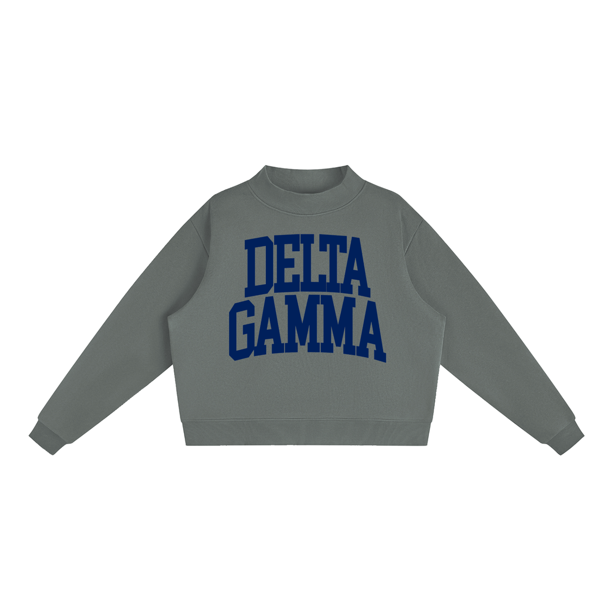 Delta Gamma Big Mock Neck Sweatshirt