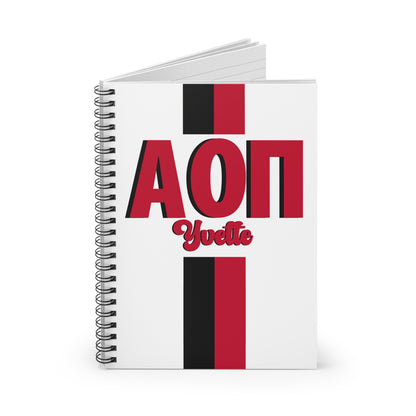 Alpha Omicron Pi Personalized Notebook