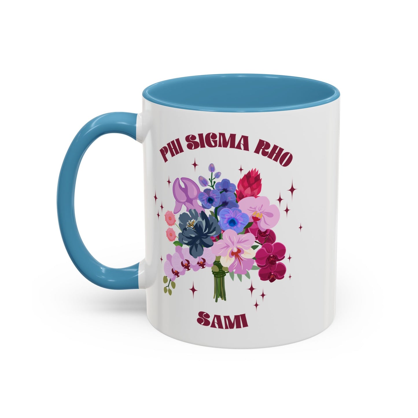 Phi Sigma Rho Personalized Flower Mug - Ivy Society