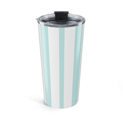 Kappa Alpha Theta Personalized Striped Tumbler - Ivy Society
