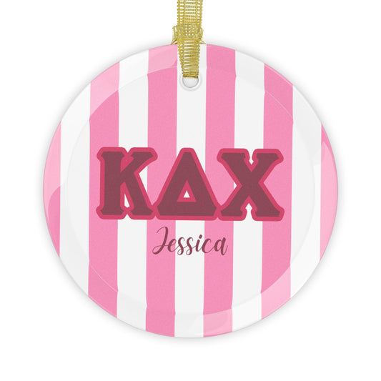 Kappa Delta Chi Personalized Ornament - Ivy Society