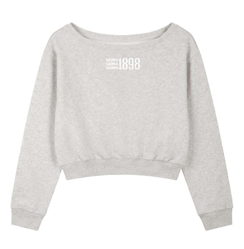 Tri Sigma 1898 Off The Shoulder Sweatshirt