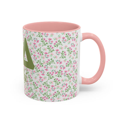 Kappa Delta Flower Personalized Mug