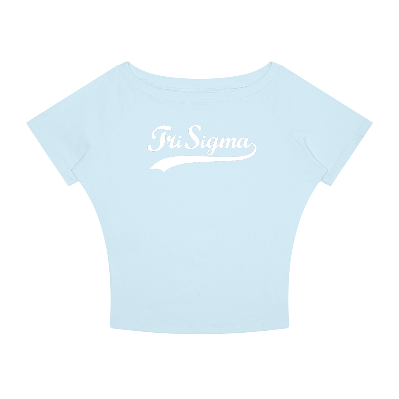 Tri Sigma Off the Shoulder Tee