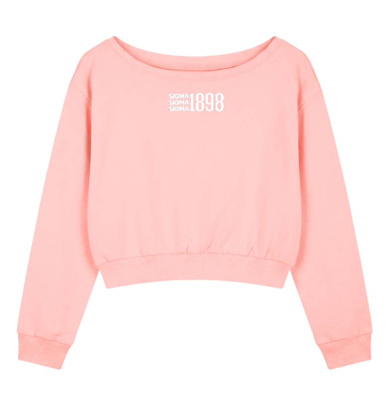 Tri Sigma 1898 Off The Shoulder Sweatshirt