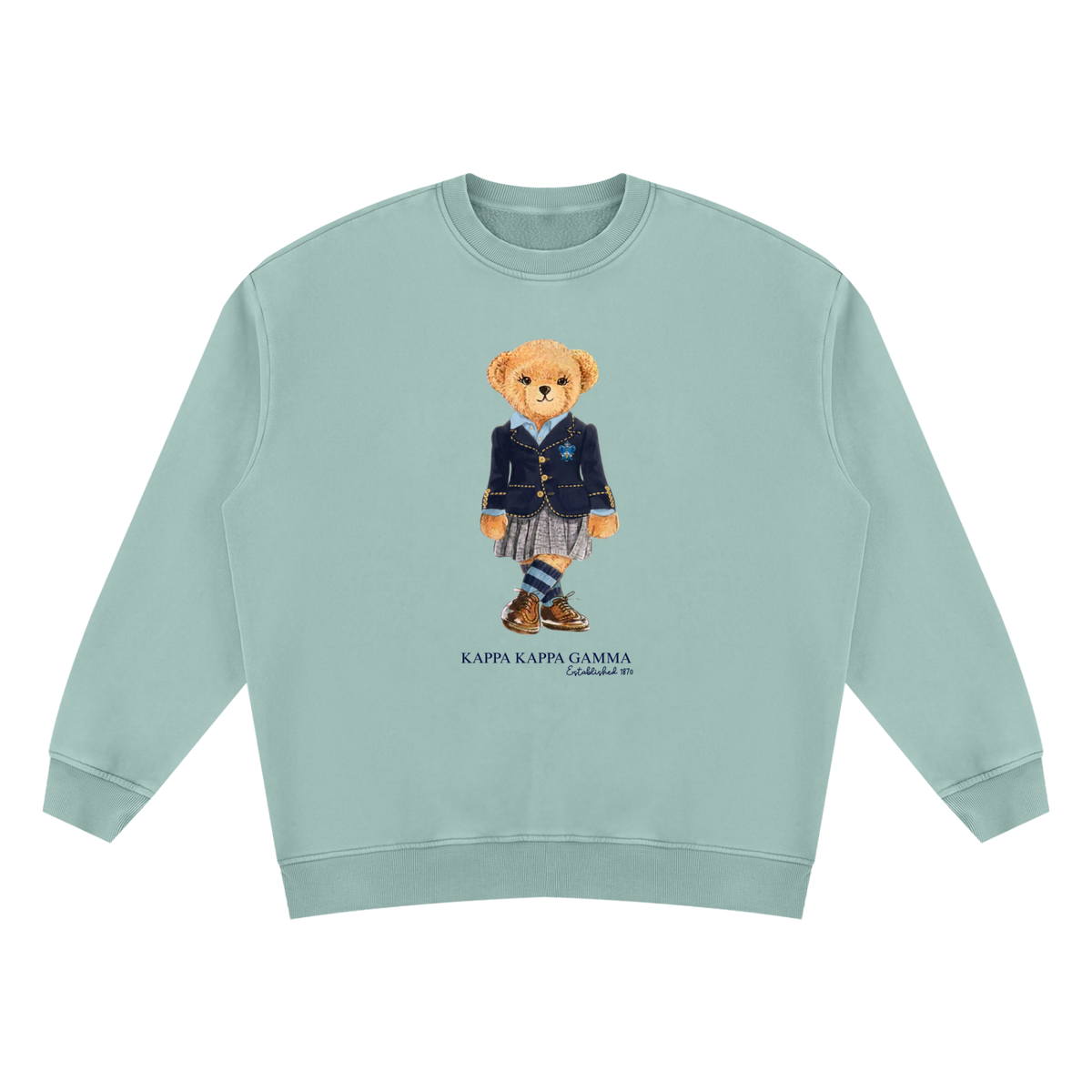 Kappa Kappa Gamma Sorority Bear Vintage Wash Sweatshirt