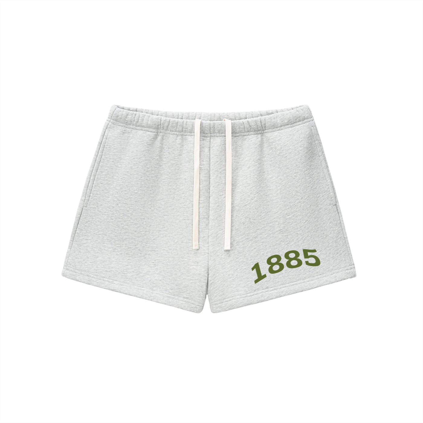 Green Alpha Chi Omega Fleece Drawstring Shorts