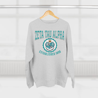Zeta Tau Alpha Crest Sweatshirt