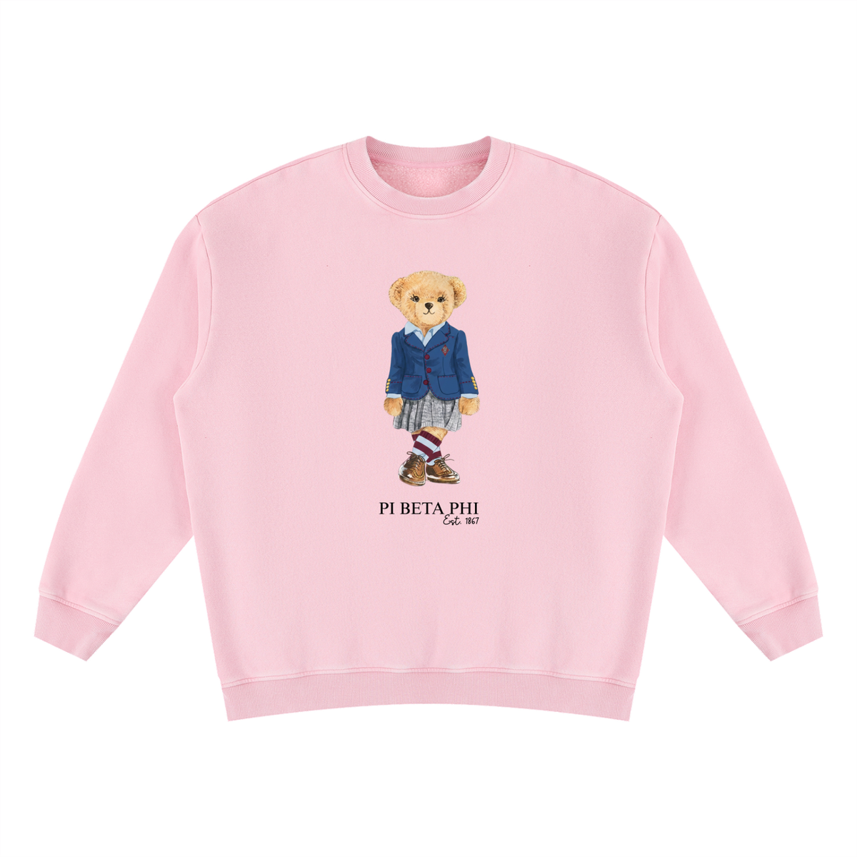 Pi Beta Phi Sorority Bear Vintage Wash Sweatshirt