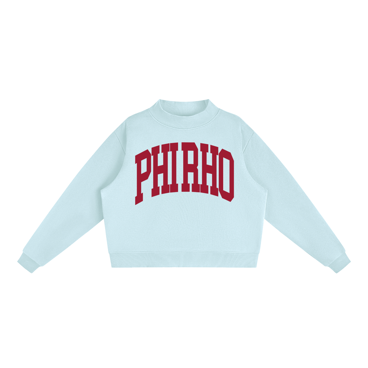 Phi Sigma Rho Big Mock Neck Sweatshirt