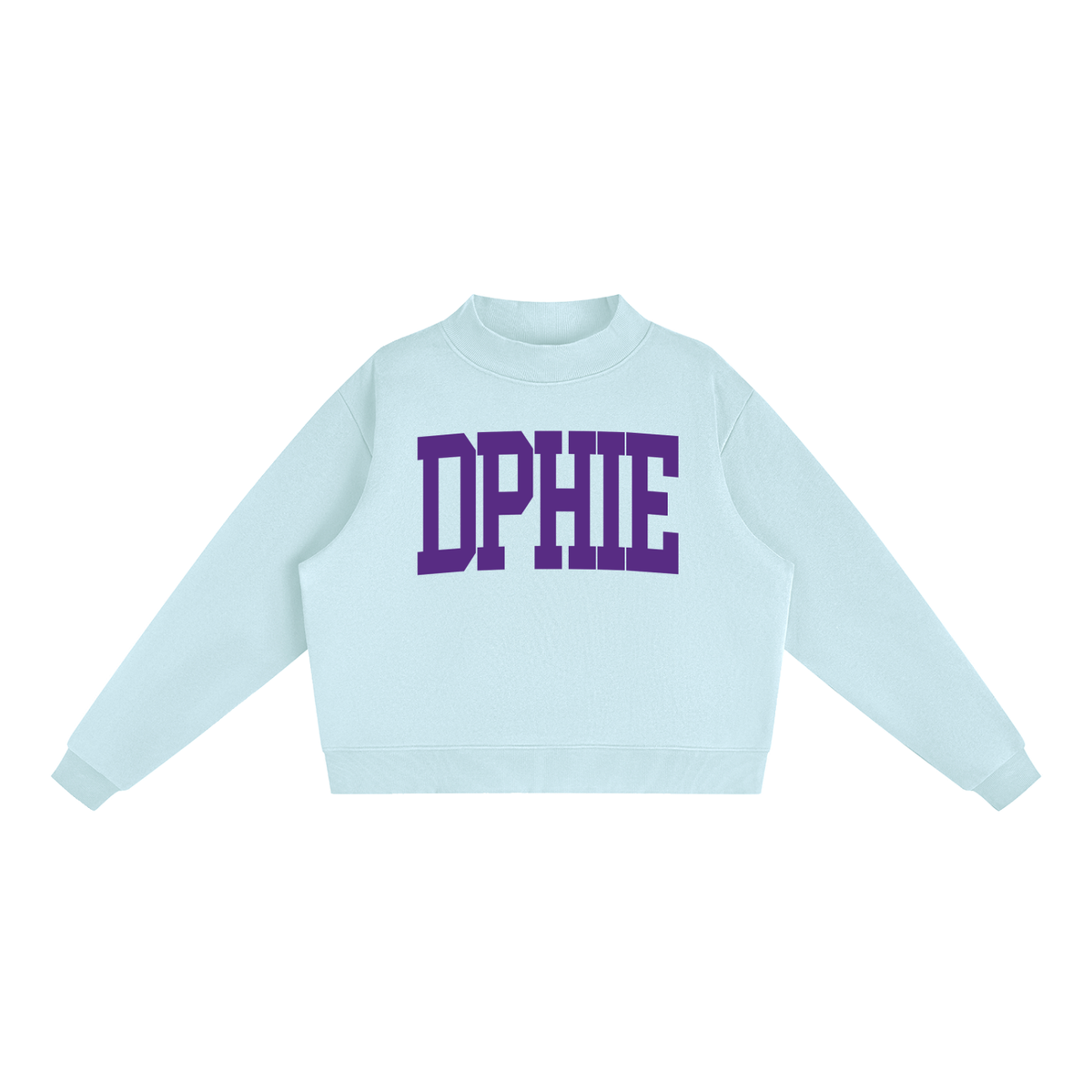 Delta Epsilon Phi Big Mock Neck Sweatshirt