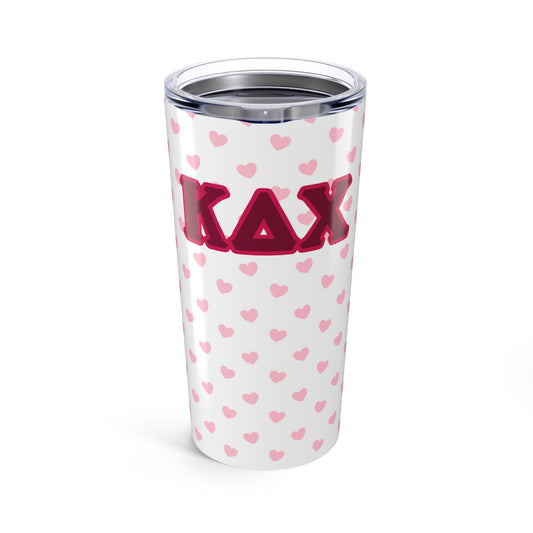Kappa Delta Chi Heart Tumbler - Ivy Society