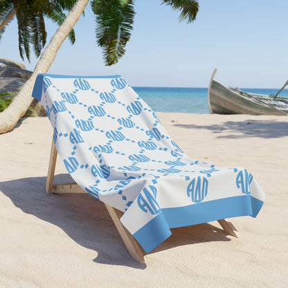 Alpha Delta Pi Print Beach Towel - Ivy Society