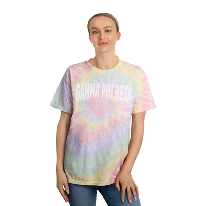 Gamma Phi Beta Tie-Dye Tshirt, sorority tshirt, sorority merch, Gamma Phi Beta merch, Gamma Phi Beta gifts, sorority gifts