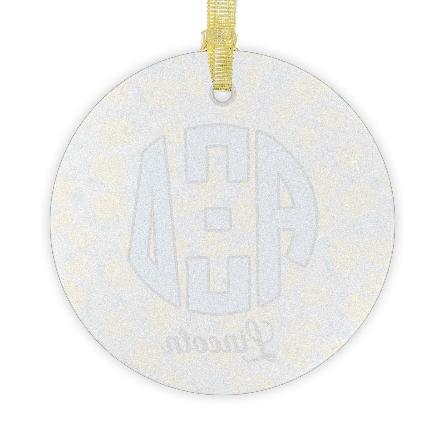 Alpha Xi Delta Personalized Flower Ornament - Ivy Society