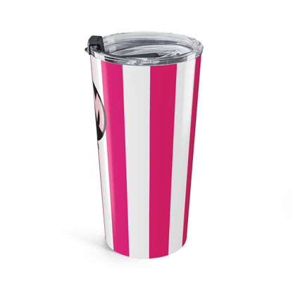 Phi Mu Personalized Stripe Tumbler - Ivy Society