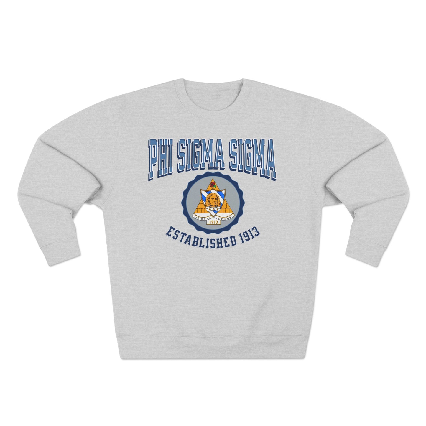 Phi Sigma Sigma Crest Sweatshirt - Ivy Society
