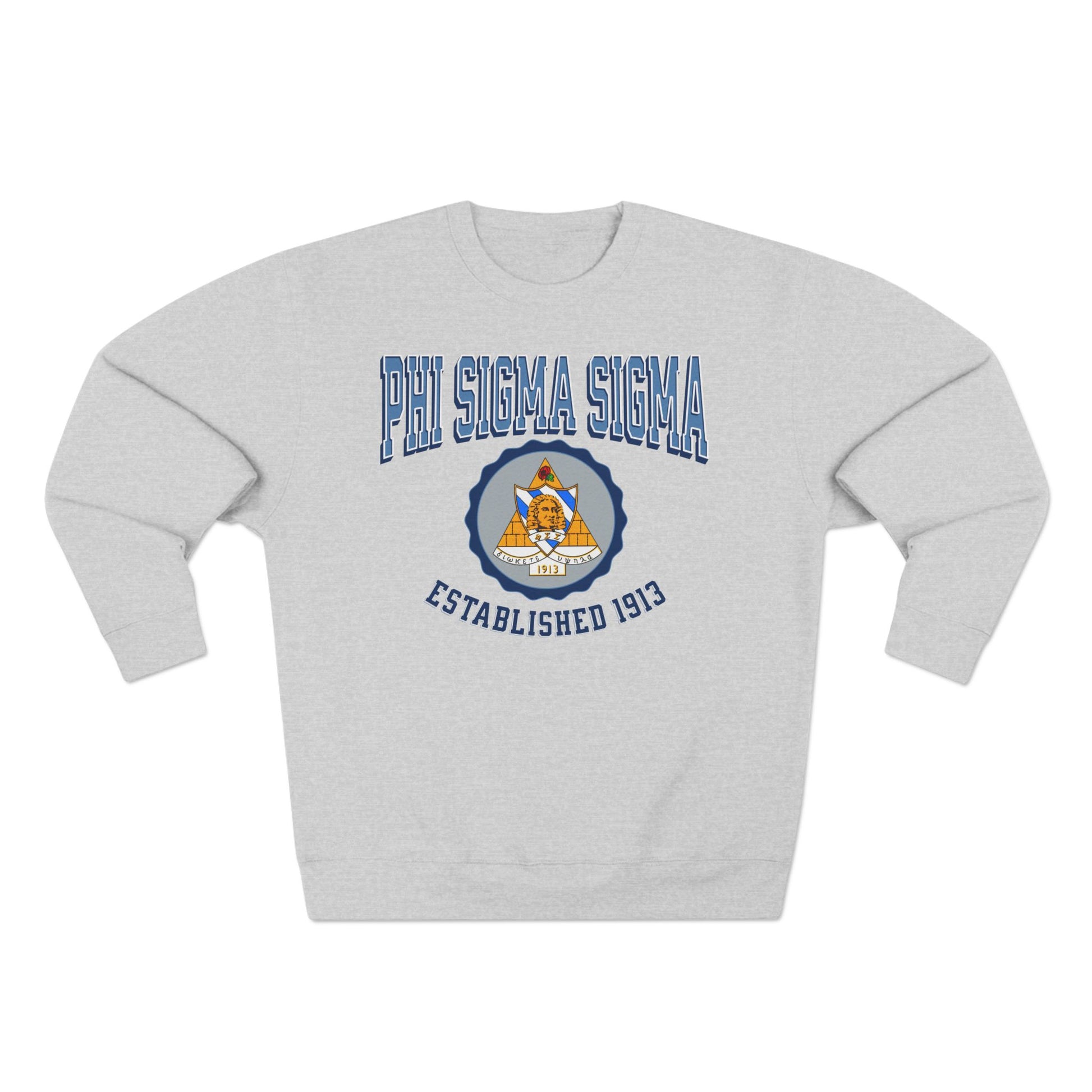 Phi Sigma Sigma Crest Sweatshirt - Ivy Society
