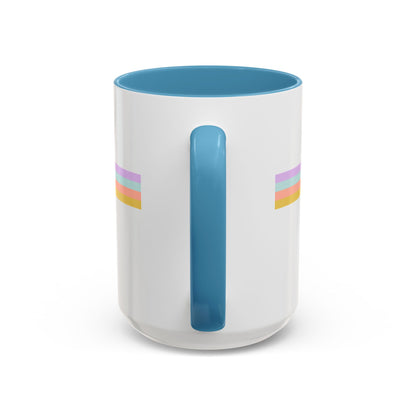Kappa Alpha Theta Retro Stripe Personalized Mug - Ivy Society