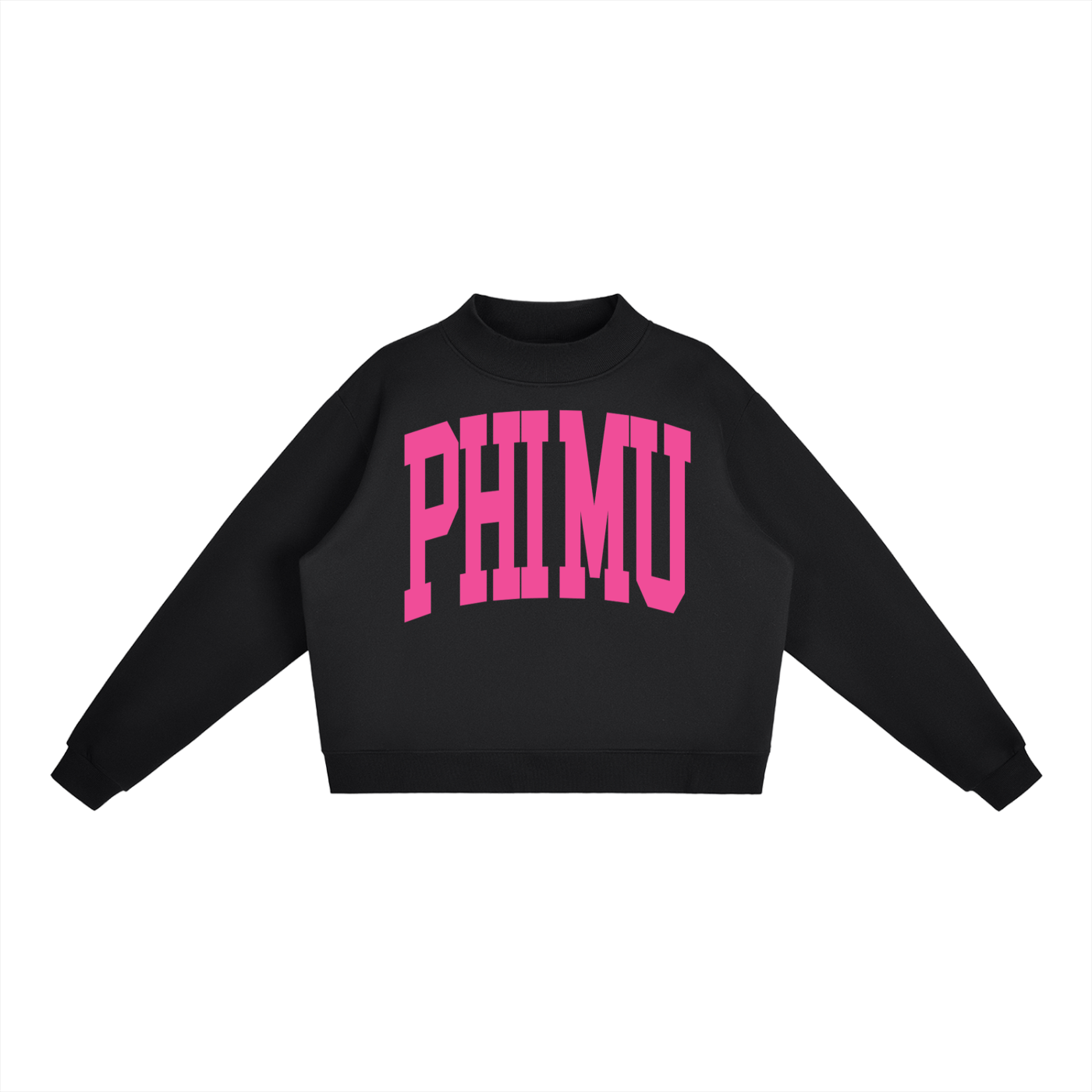Phi Mu Big Mock Neck Sweatshirt - Ivy Society