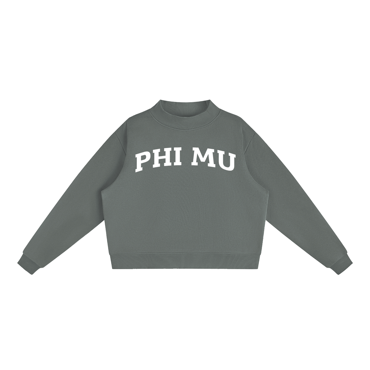 Phi Mu Mock Neck Sweatshirt