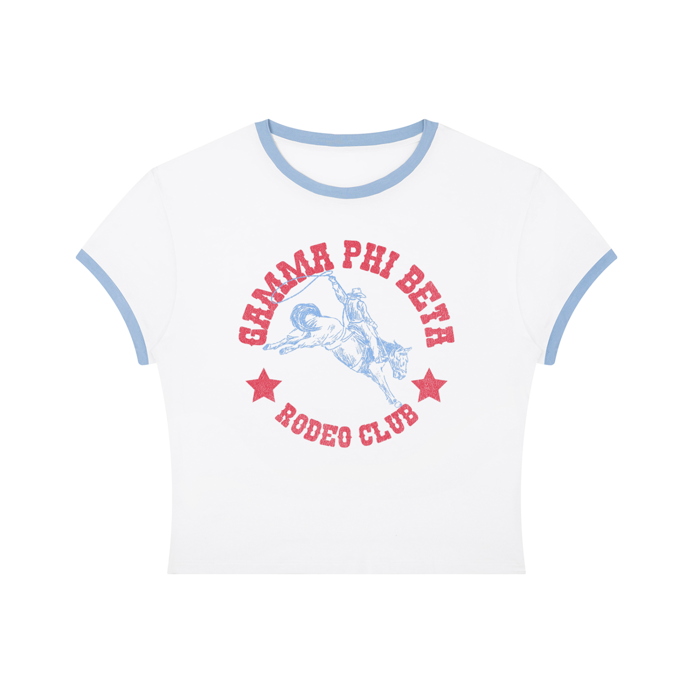 Gamma Phi Beta Rodeo Club Ringer Tee