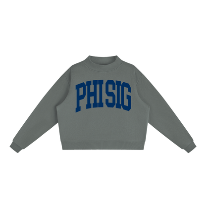 Phi Sig Mock Neck Sweatshirt