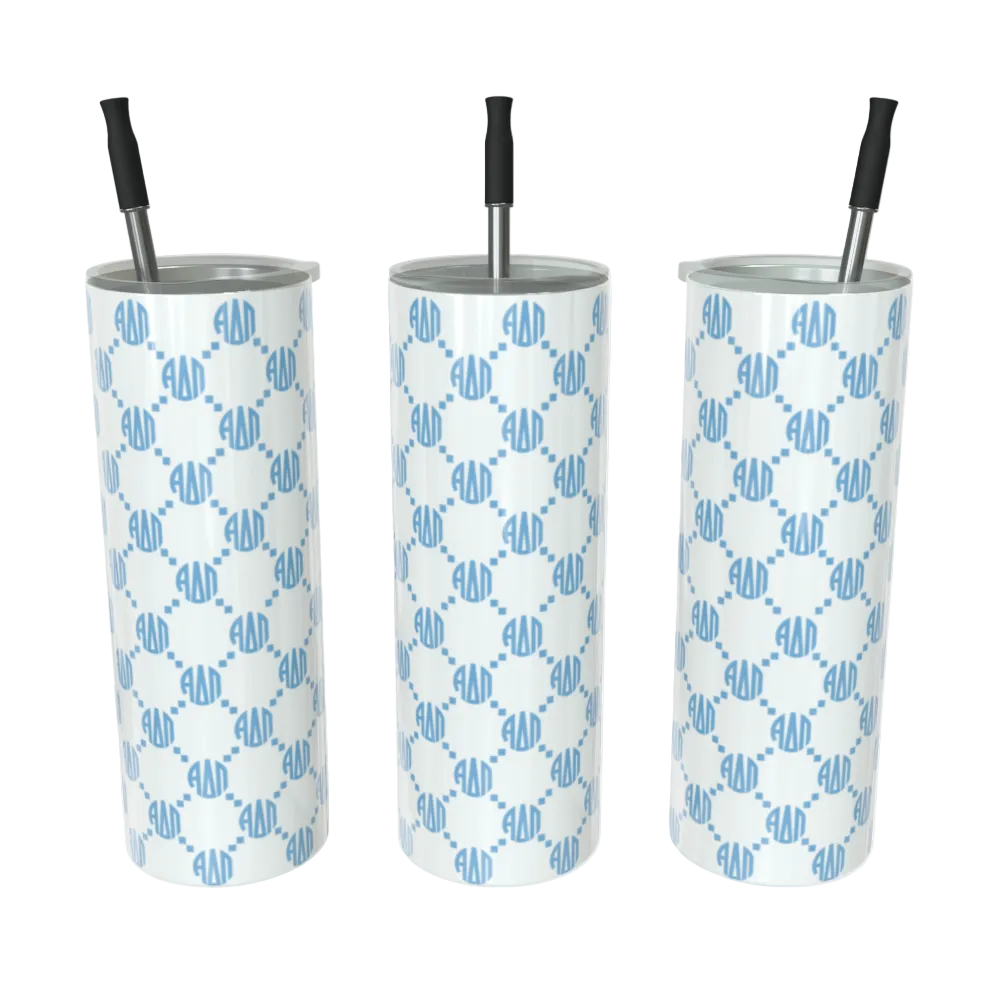 Alpha Delta Pi Print Skinny Tumbler - Ivy Society