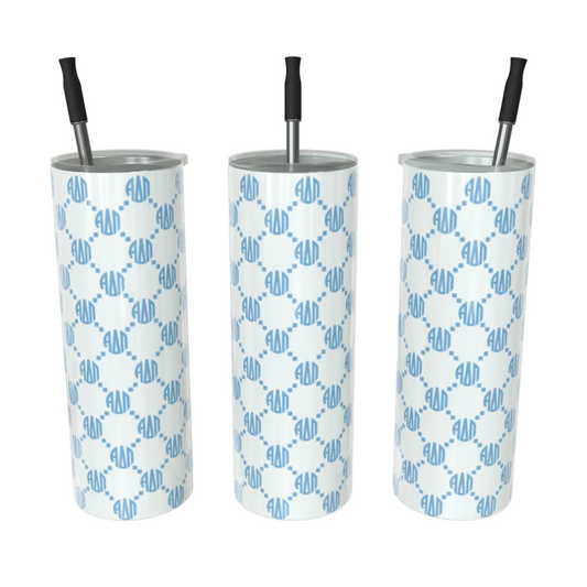 Alpha Delta Pi Print Skinny Tumbler - Ivy Society