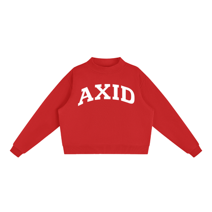 Alpha Xi Delta Mock Neck Sweatshirt