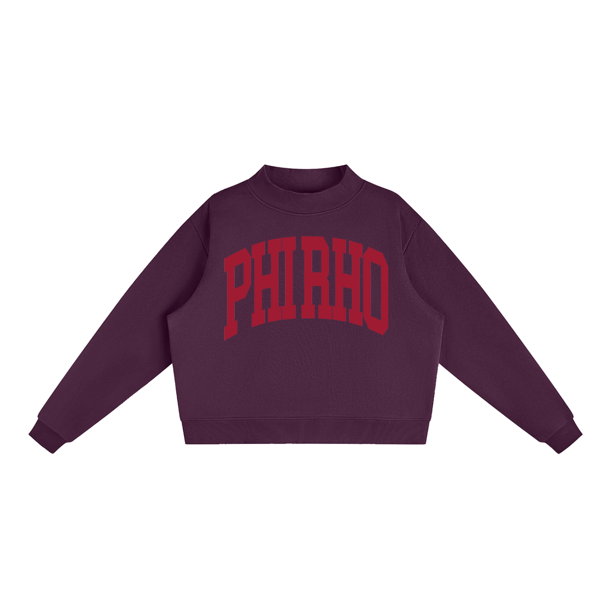 Phi Sigma Rho Big Mock Neck Sweatshirt