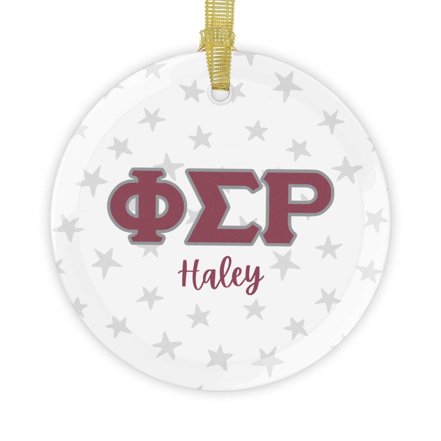 Phi Sigma Rho Personalized Star Ornament - Ivy Society
