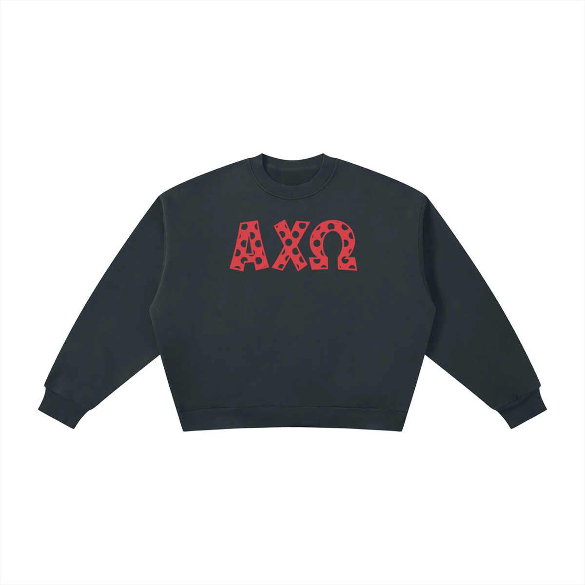 Alpha Chi Omega Polka Dot Sweatshirt - Ivy Society