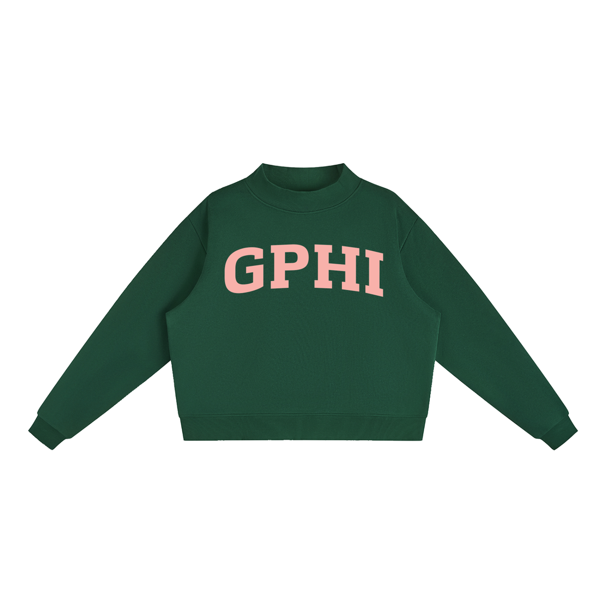 Gamma Phi Beta Blush Mock Neck Sweatshirt