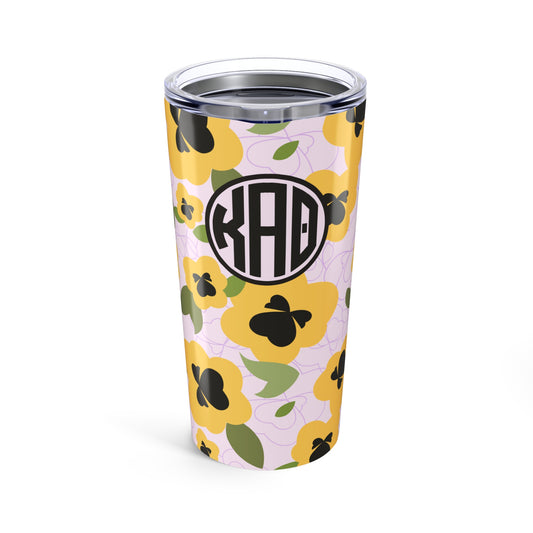 Kappa Alpha Theta Floral Tumbler - Ivy Society